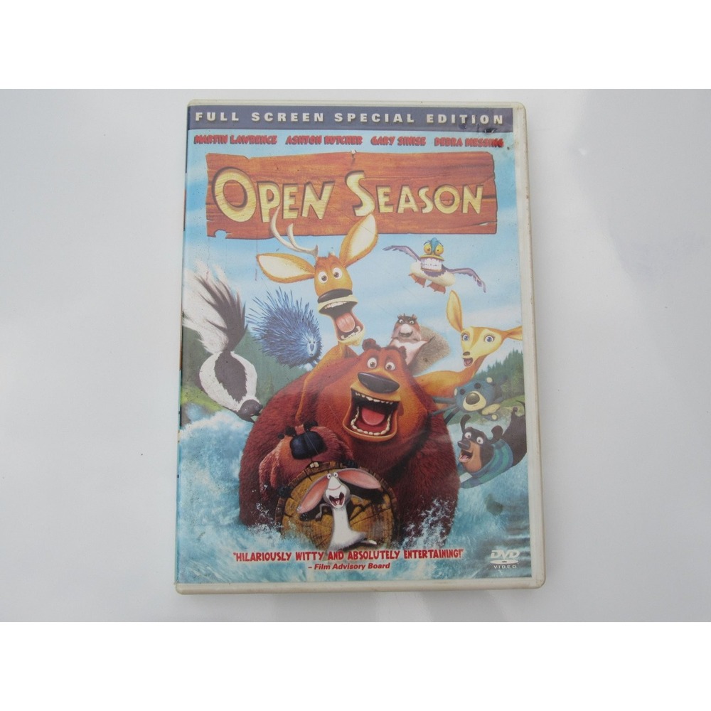Open Season DVD 2006 Full Screen Special Edition Martin Lawrence Kutcher